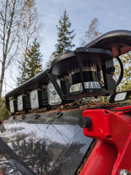 The sensor on a forest machine