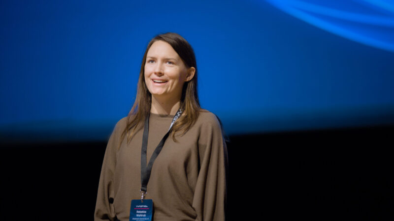 Rebekka Wohlrab smiling.